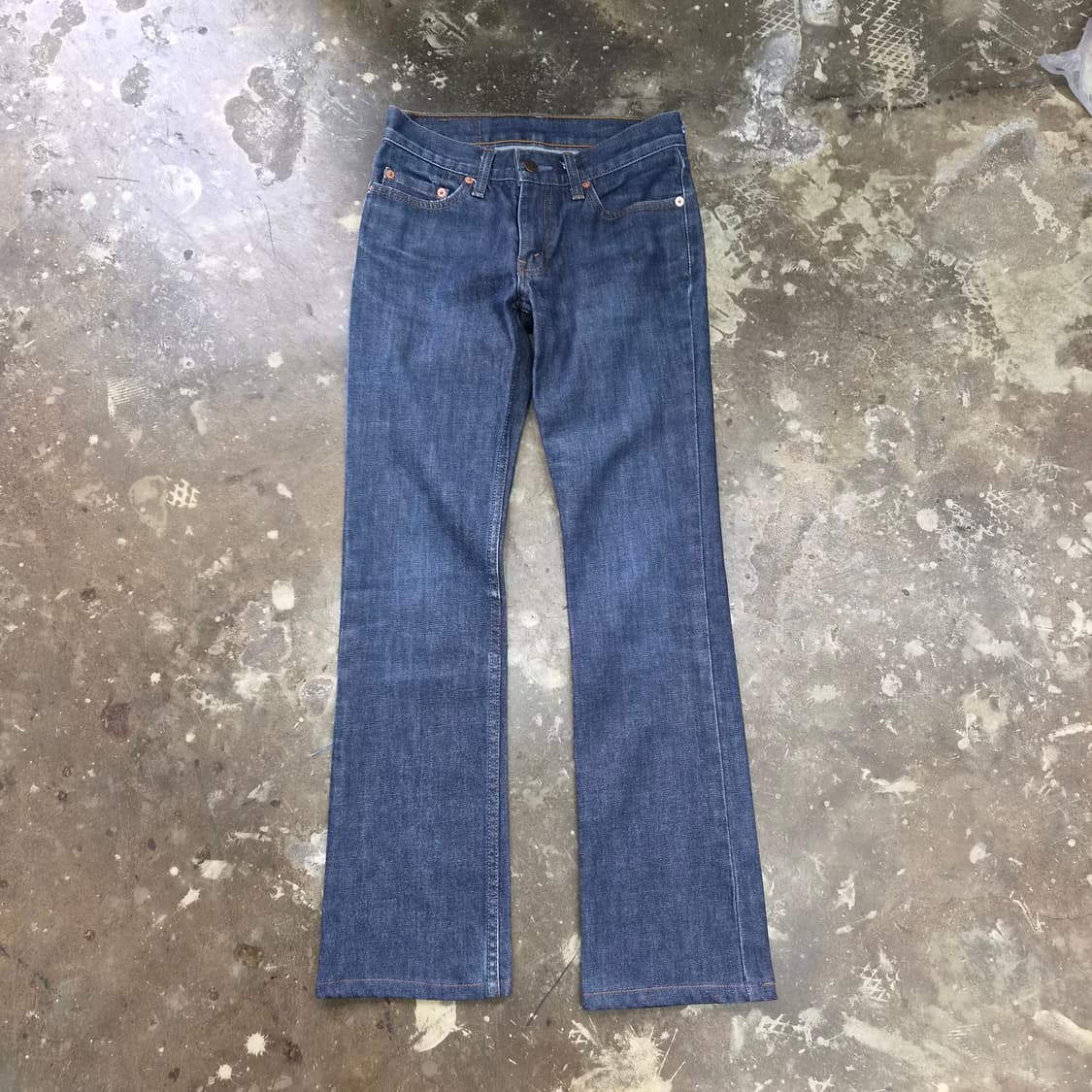 26) 리바이스599 인디고 세미부츠컷 청바지 데님팬츠 상품이미지1