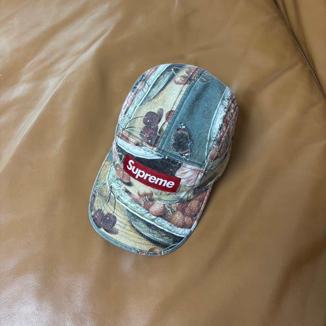 슈프림 캠프캡 모자 박스로고 스트로베리 상품이미지5