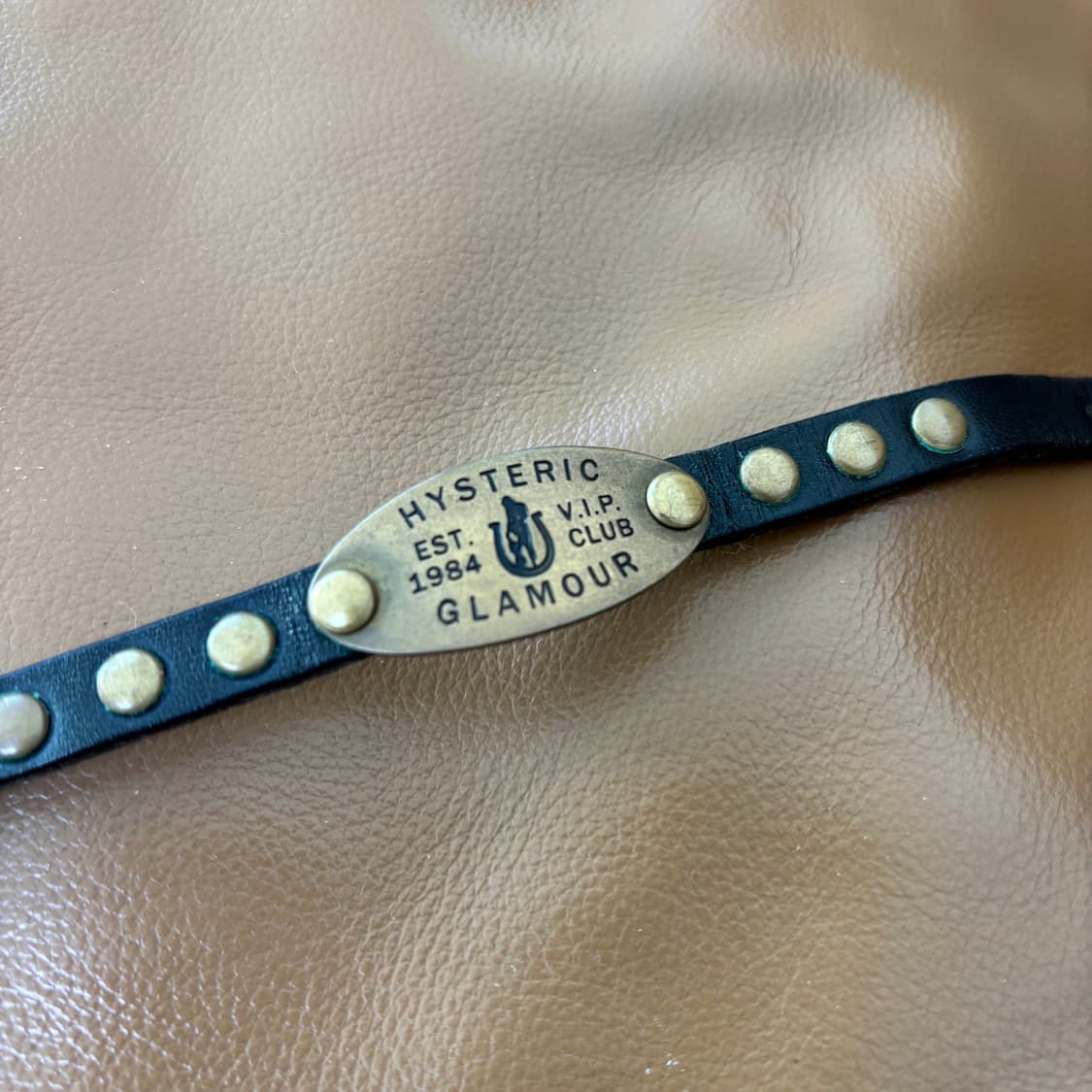 히스테릭글래머 이태리 레더 팔찌 도그태그 브레스 상품이미지5