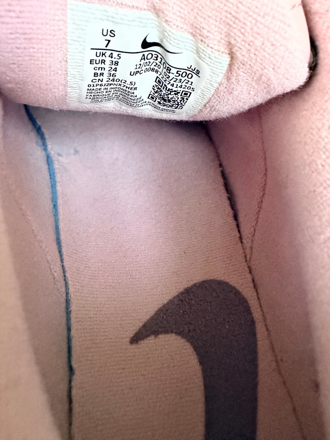 나이키 M2K 테크노 핑크 240mm 상품이미지6