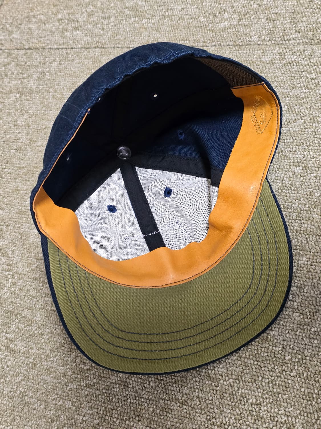 타임원클로딩 엣라코 AL 볼캡 SMALL 네이비 부처프로덕츠 모자  상품이미지4