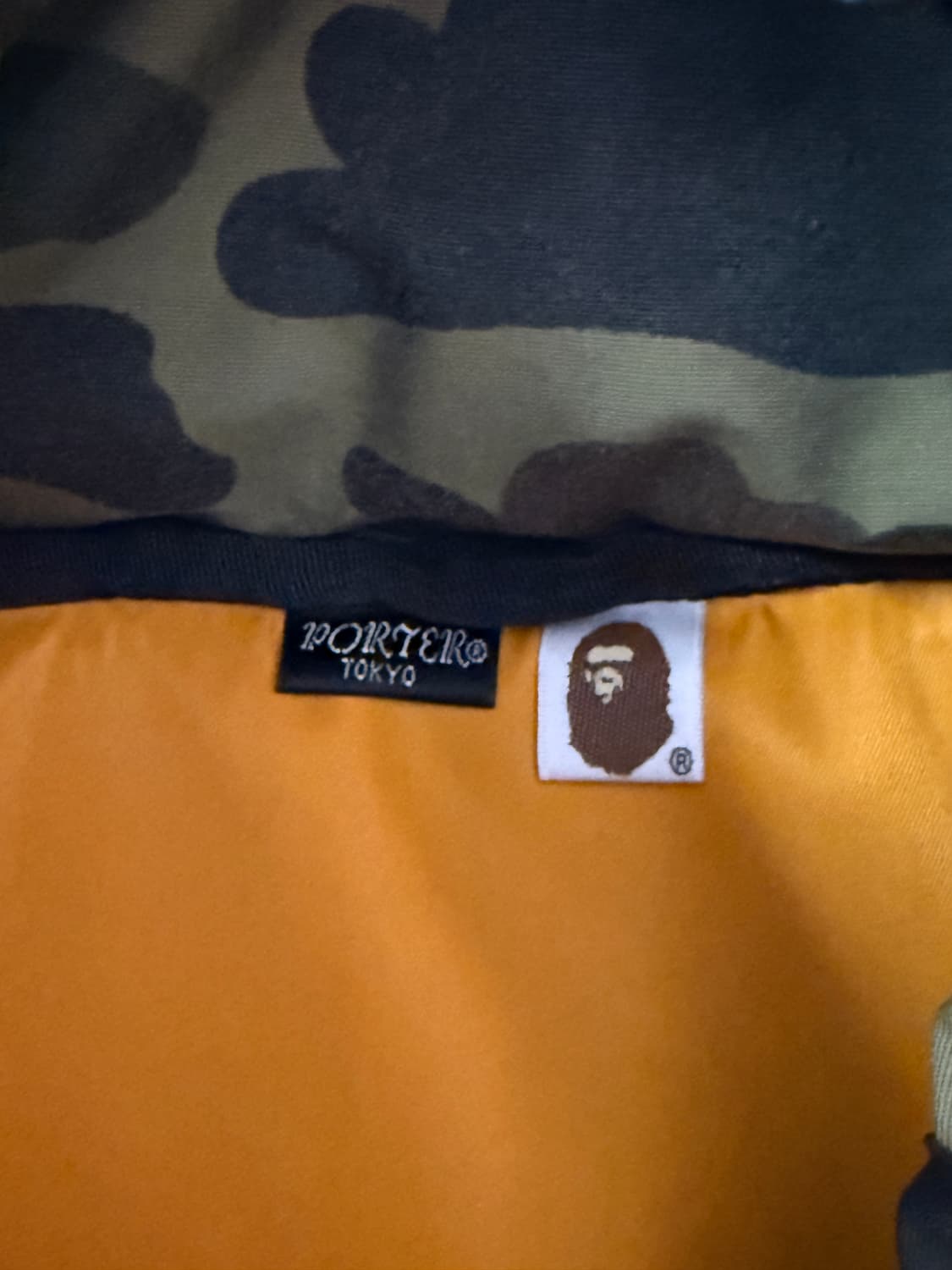 Bape x Porter camo backpack 상품이미지3
