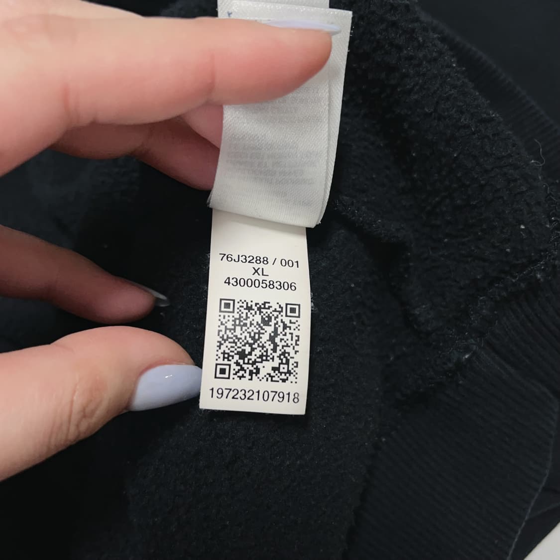 [정품] 타미 블랙 빅로고 기모 맨투맨 [ XL ] 상품이미지5