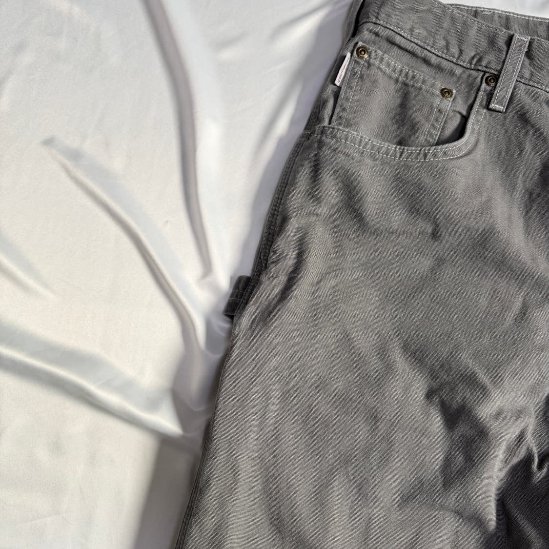 칼하트 그레이 카펜터 팬츠 B159 CHR 상품이미지4