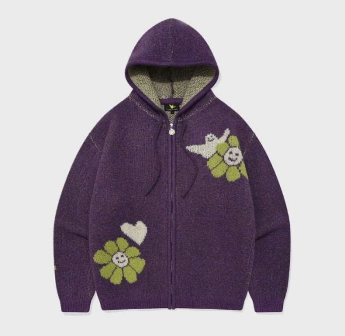 와키윌리 플로리 후드집업 니트 상품이미지1