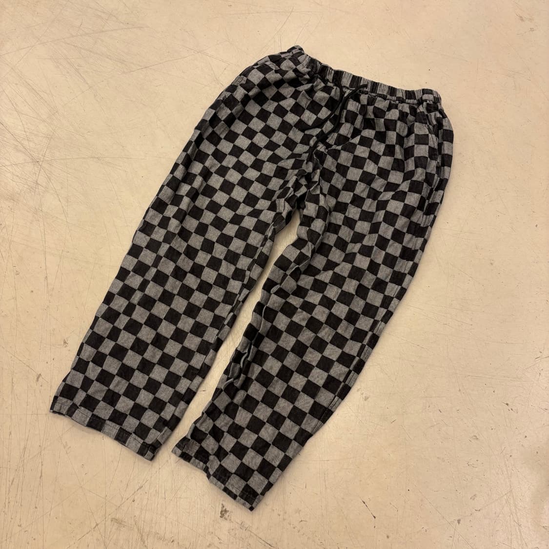 브라운브레스 체커보드 코튼 팬츠 상품이미지1