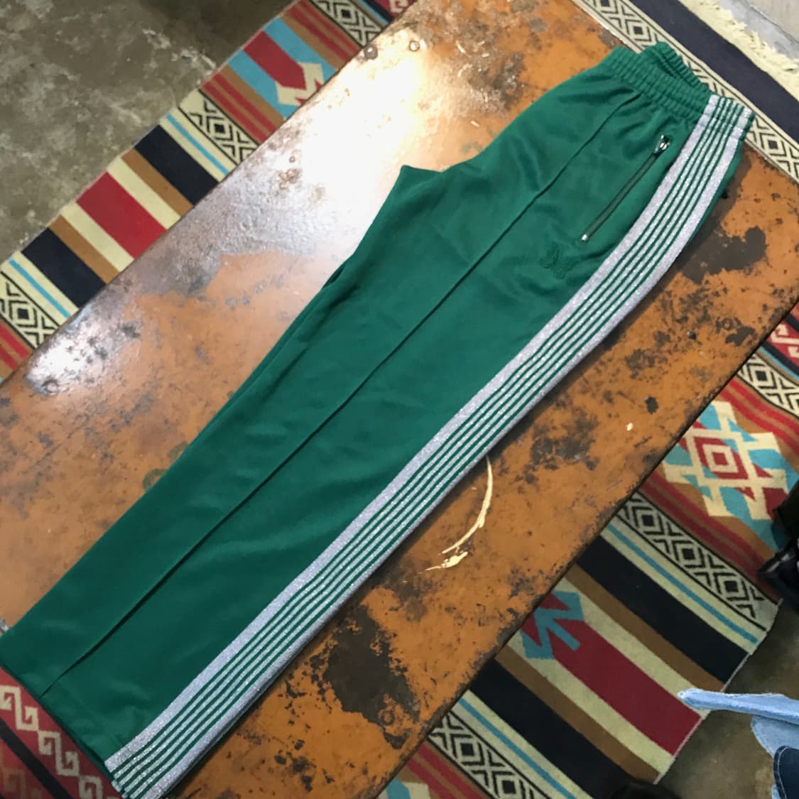 니들스 그린 트랙 팬츠 허리 28 31 상품이미지2