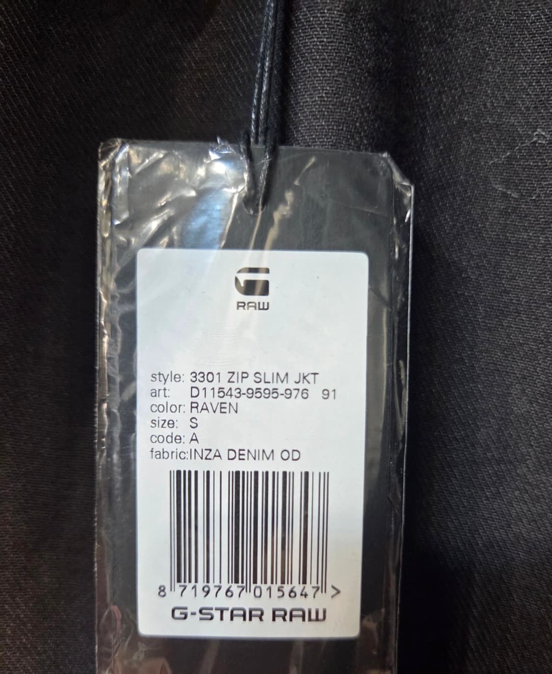 G-STAR RAW 3301 ZIP SLIM JKT 상품이미지8