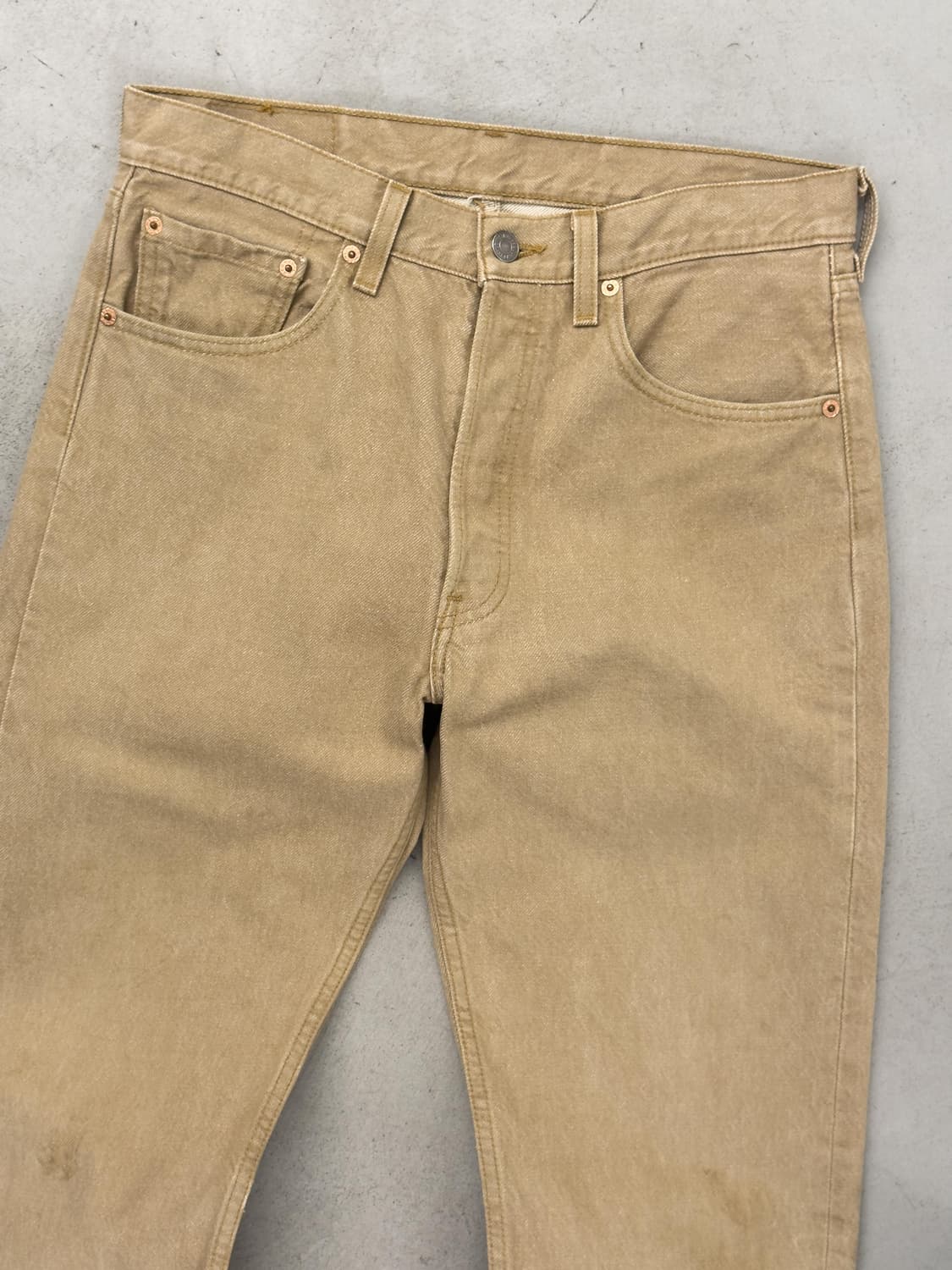 리바이스 501 USA 베이지 데님 상품이미지2