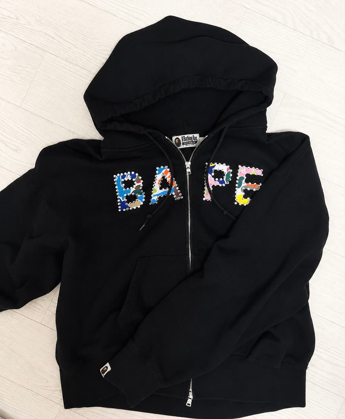 4/28일 까지만 판매 그 후 글 내림 ( 희귀 ) 베이프 후드집업 상품이미지1