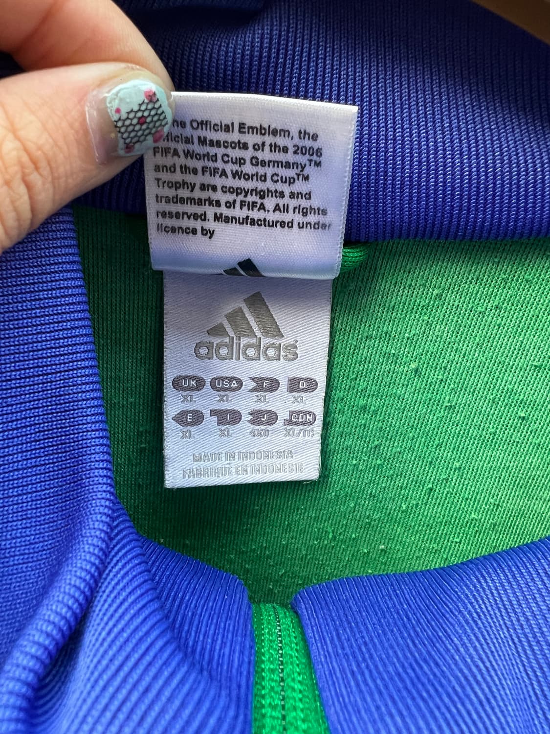 아디다스 트랙자켓 (브라질 컬러)  상품이미지5