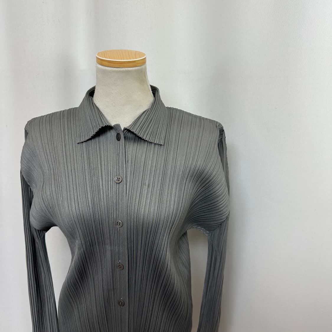 플리츠플리츠 여자 스판 주름 가디건 (44-55추천) EOI 상품이미지8