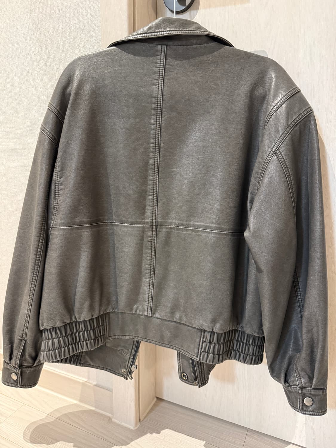 런던플랏 바이커 워싱 자켓 상품이미지7