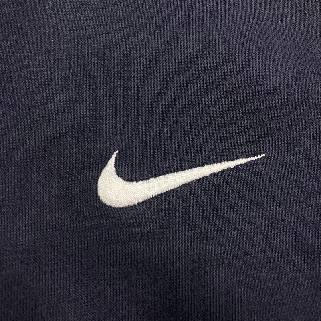 나이키 네이비 컬러 스우시 스몰 로고 후드 집업 상품이미지2