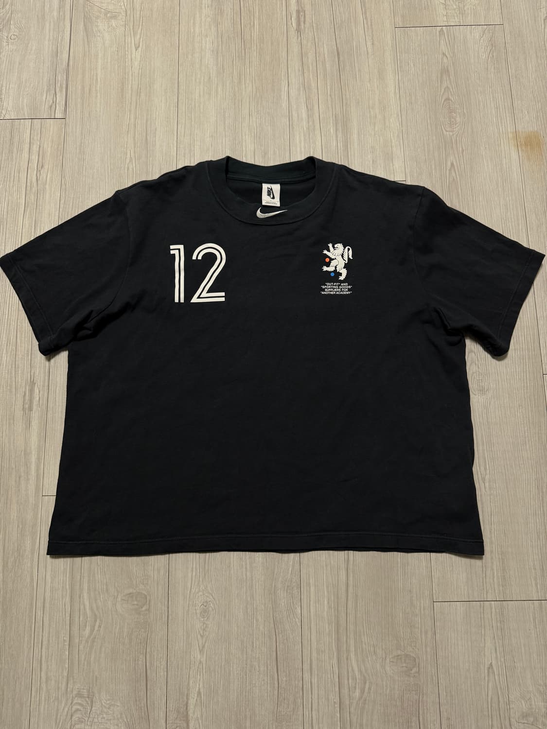 [L] 나이키 X 오프화이트 머큐리얼 NRG X 티셔츠 블랙 상품이미지2