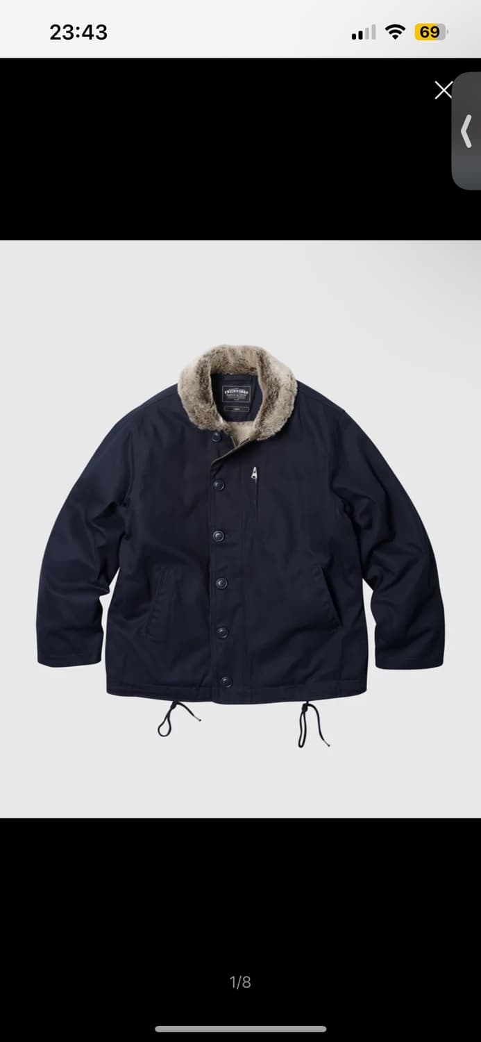 프리즘웍스 ENGAR N-1 DECK JACKET NAVY 상품이미지1