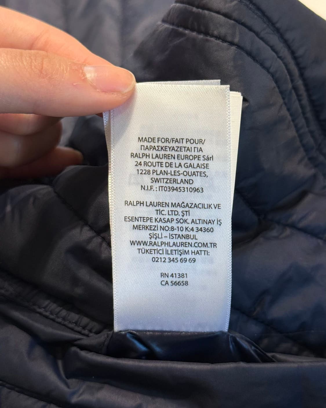 폴로 랄프로렌 네이비 베이스볼 퀼팅 자켓 상품이미지10