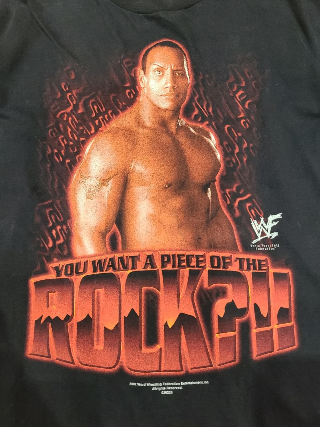 2002 WWF 더락 빈티지티셔츠 상품이미지2