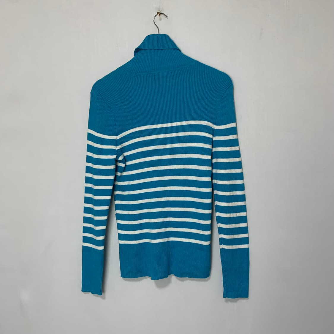 로렌 랄프로렌 모크넥 하이넥 스트라이프 빈티지 니트 상품이미지3