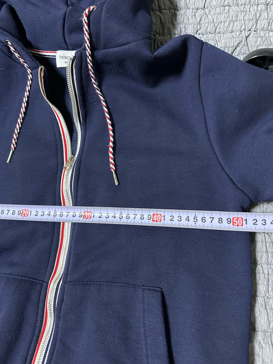 톰브라운 네이비 후드집업 사이즈 2 상품이미지6