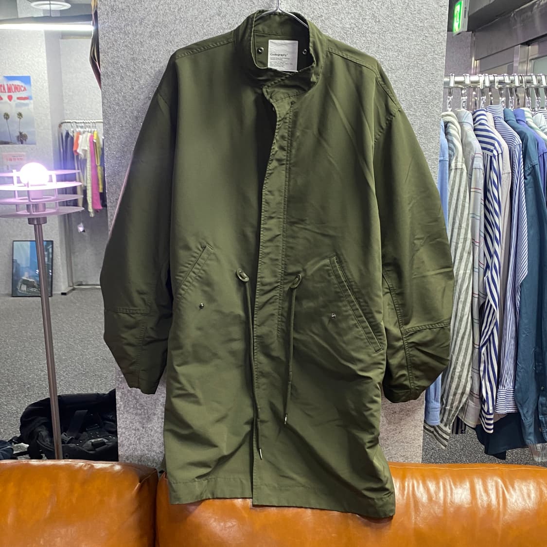 코드그라피 스트링 카키 피쉬테일 B4396 상품이미지2