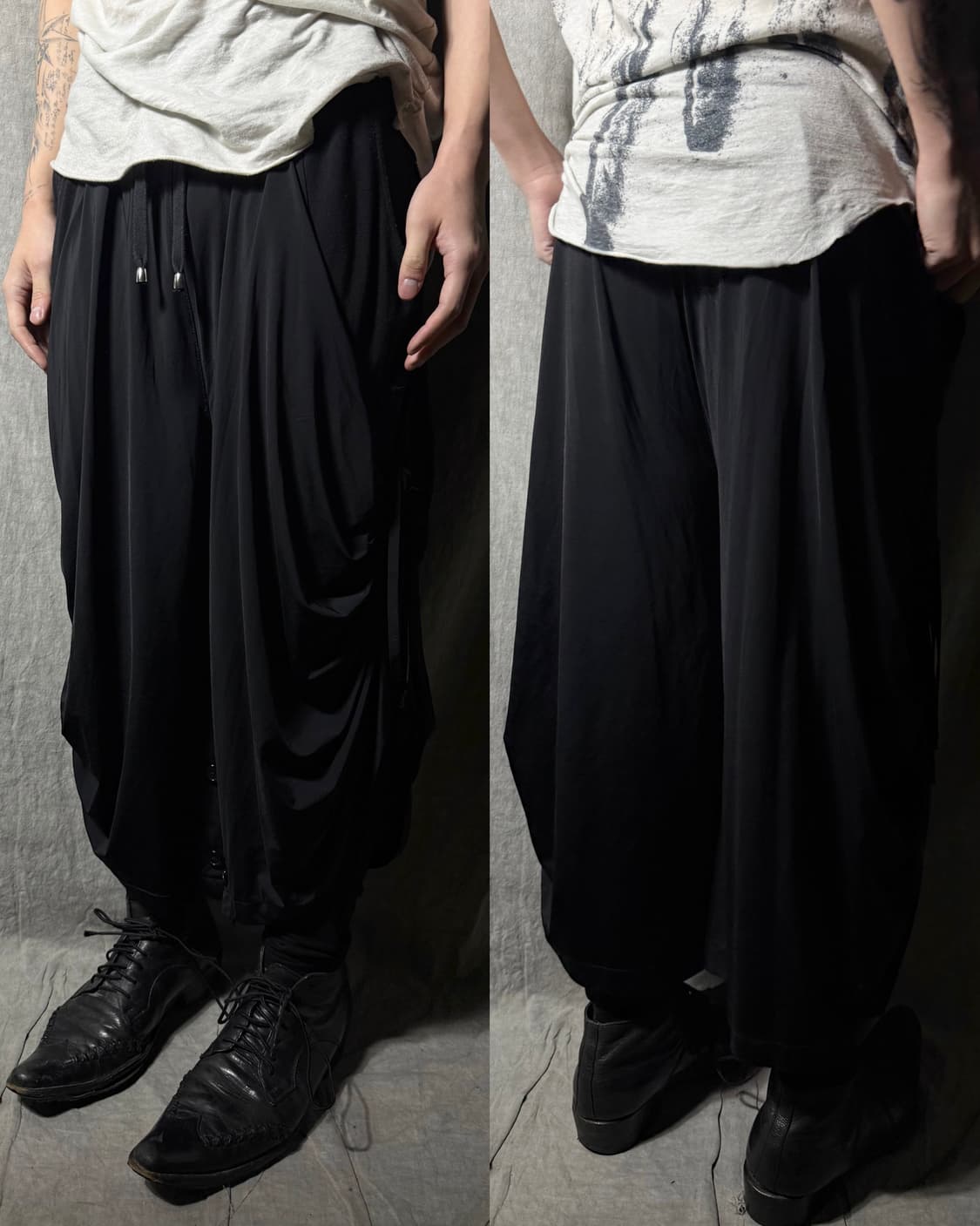 CIVARIZE Draped Button Detail Pants  상품이미지1