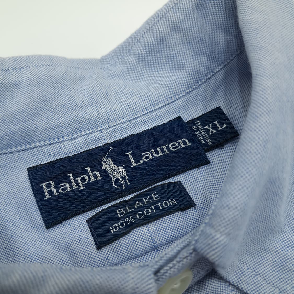 CN918 XL 폴로 랄프로렌 클래식블루 긴팔 셔츠 남방 상품이미지4
