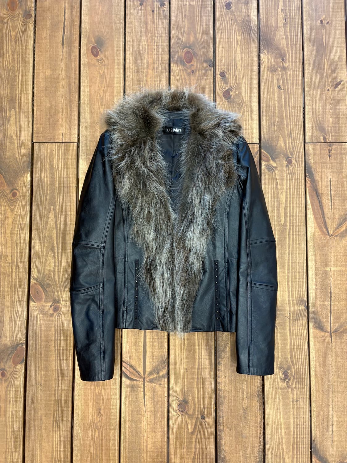 양가죽 폭스털 레이어드 무스탕 상품이미지6