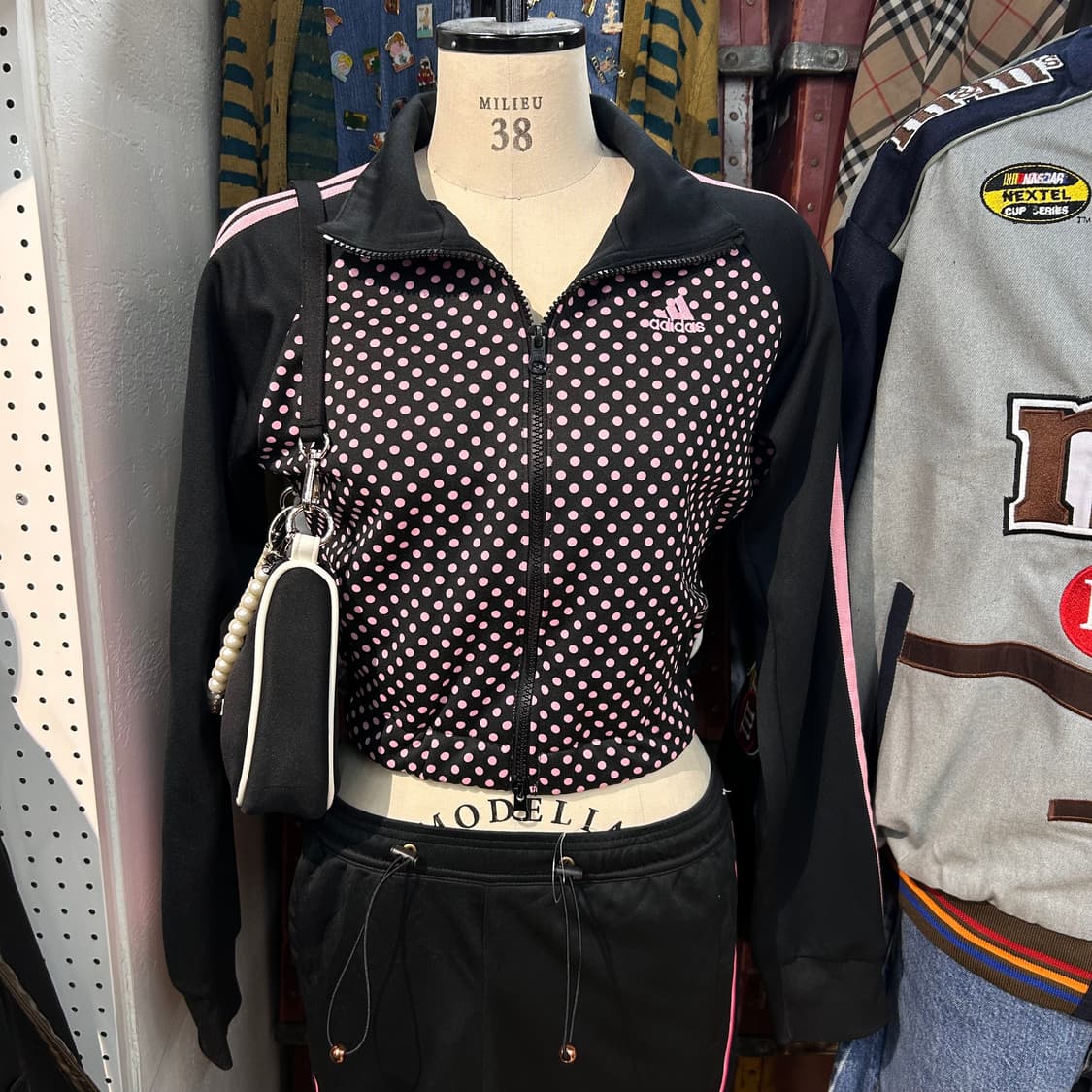 Adidas Pink Dot Crop Jersey 상품이미지2