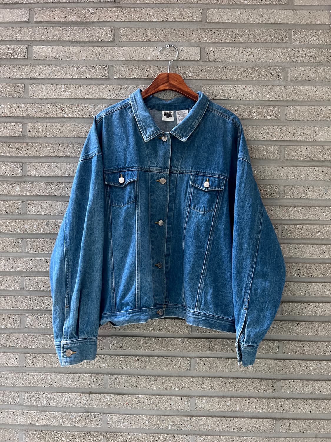 [3XL]Disney USA 디즈니 MICKEY 자수 데님 트러커 자켓 상품이미지6