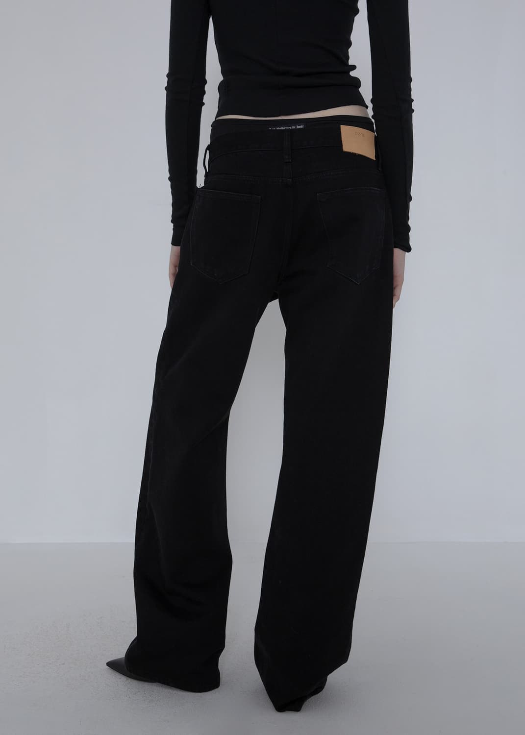 253 OVERSIZED DENIM JEANS (BLACK) 상품이미지2