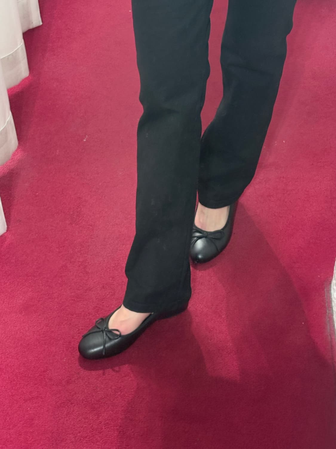 (속굽6)리본플랫슈즈 상품이미지1