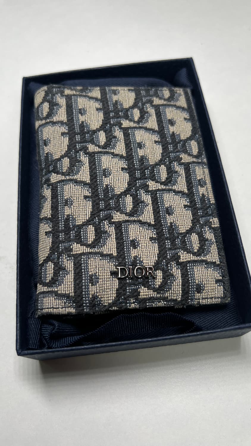 디올 오블리크 2단 카드지갑 상품이미지1