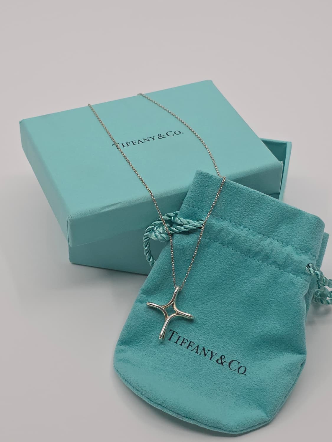 Tiffany&Co 티파니앤코 인피니티 크로스 펜던트 목걸이 상품이미지6