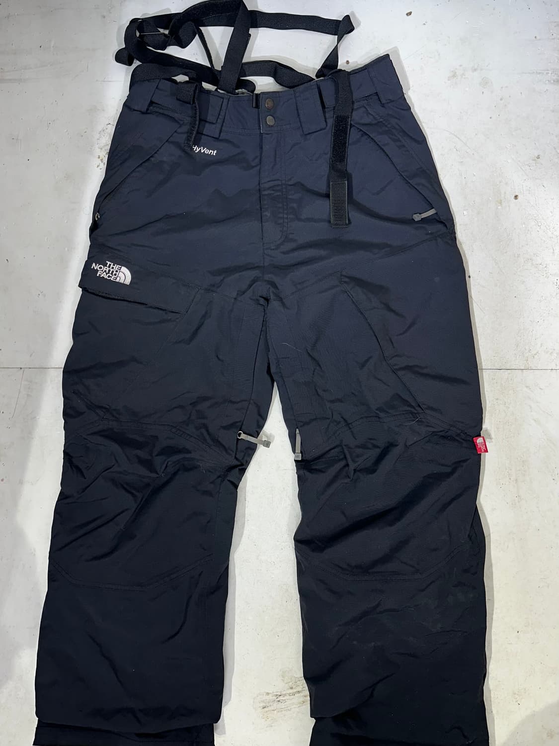 노스페이스 블랙 하이벤트 오버롤 와이드 트랙 팬츠 스키 팬츠 멜빵 바지 상품이미지4