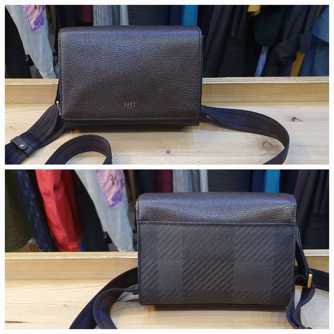 닥스 패턴 레더 크로스백 상품이미지2