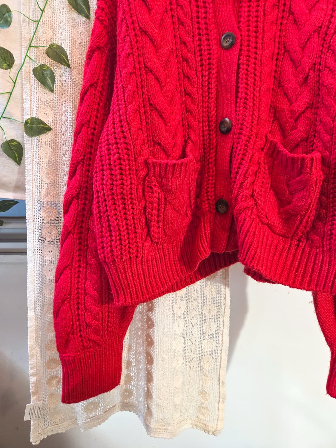 레드 포켓 아방핏 가디건 상품이미지3