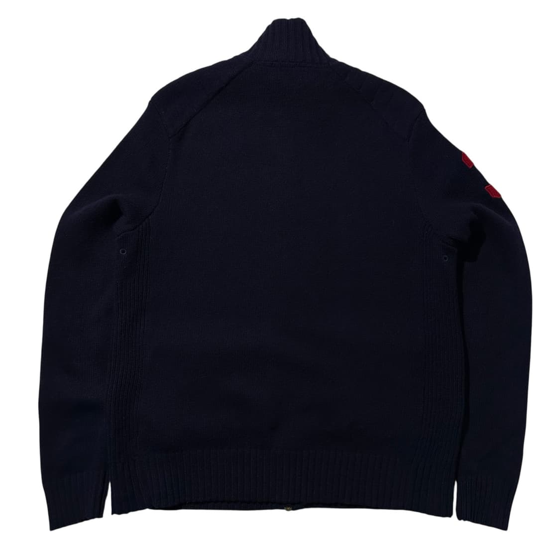 폴로 랄프로렌 빅포니 투웨이 니트 집업 가디건 네이비 상품이미지3