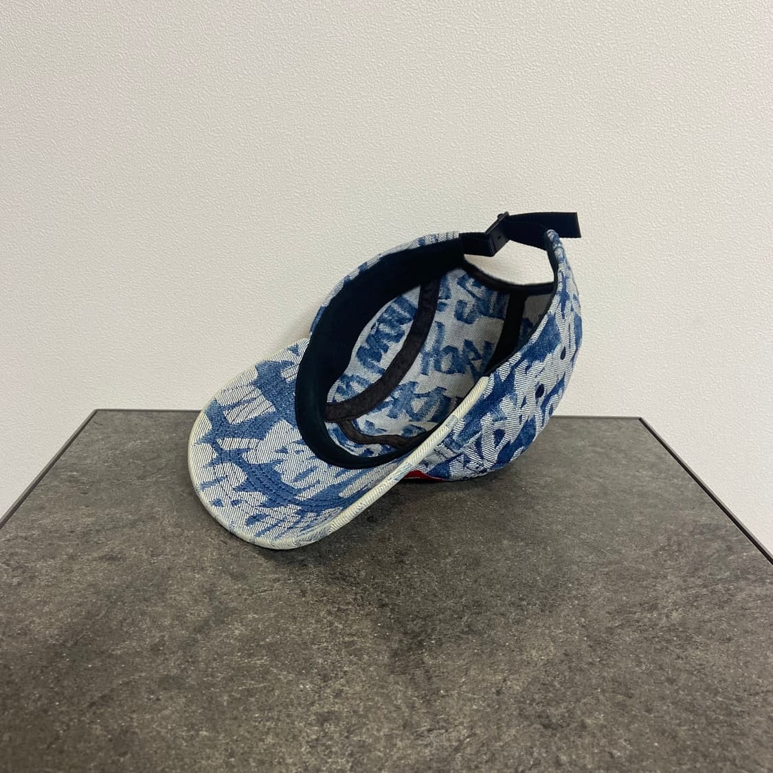 (OS) 슈프림 박스로고 캠프캡 모자 워시드 데님 상품이미지6