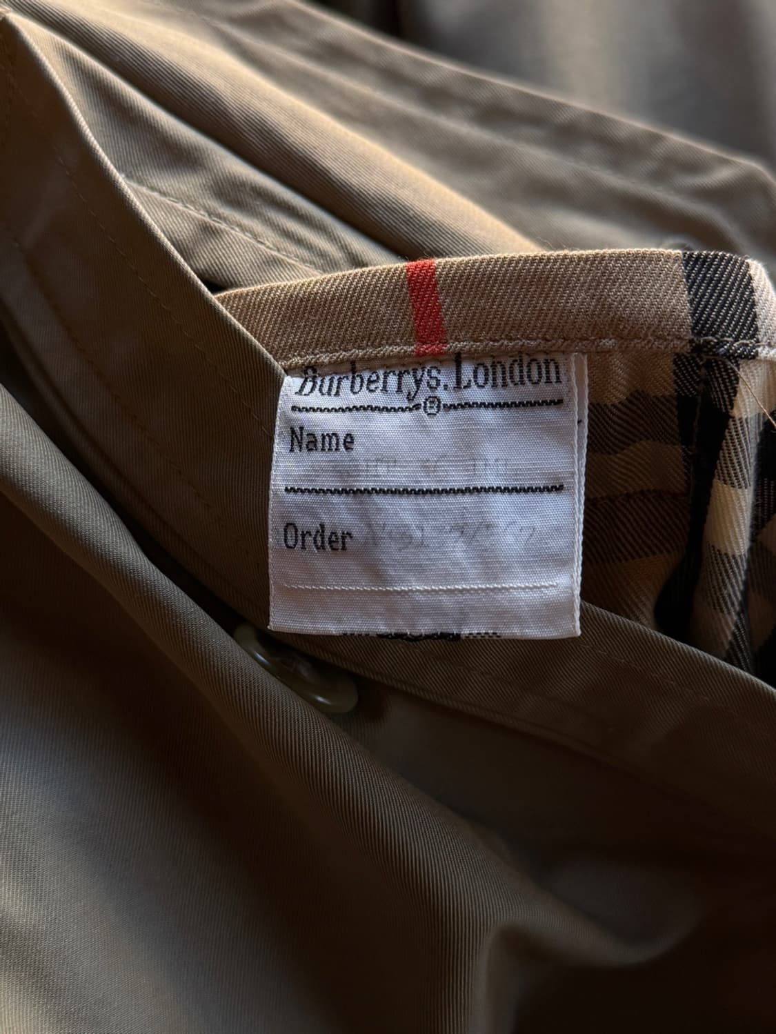 버버리 원패널 트렌치 코트 100 상품이미지6