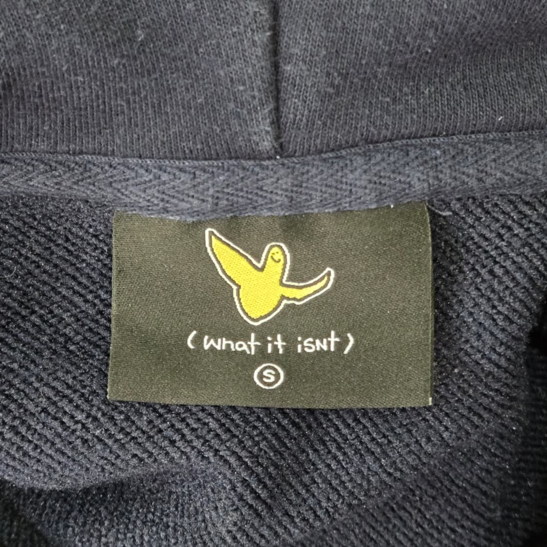 [S] what it isn’t 후드 티셔츠 (네이비) 상품이미지4