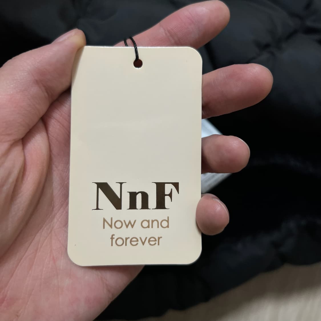 NNF 여성 클래식 니트 퀼팅 롱패딩 55-66 상품이미지5
