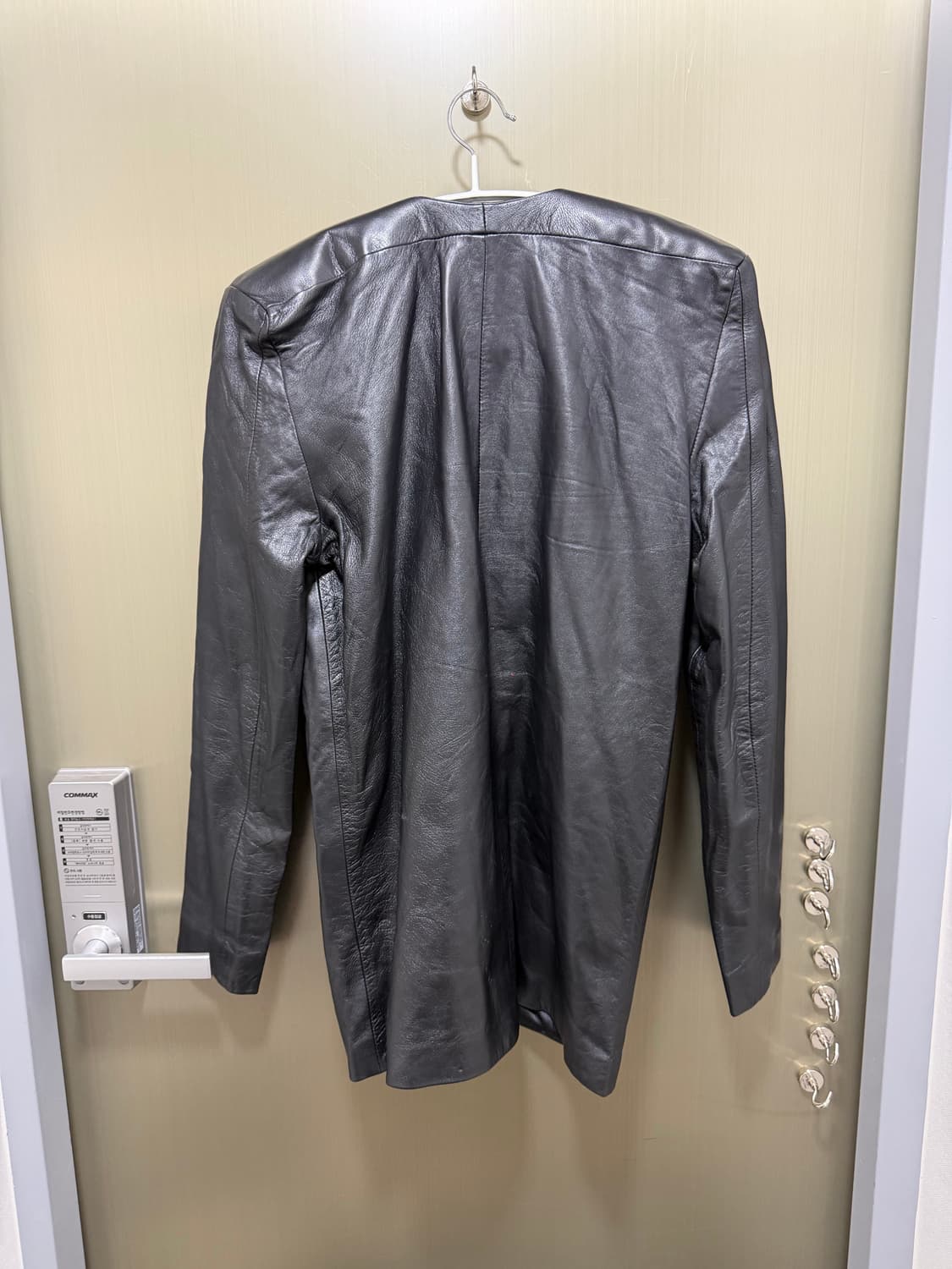 Hannah Marshall 가죽 자켓 블랙 상품이미지2