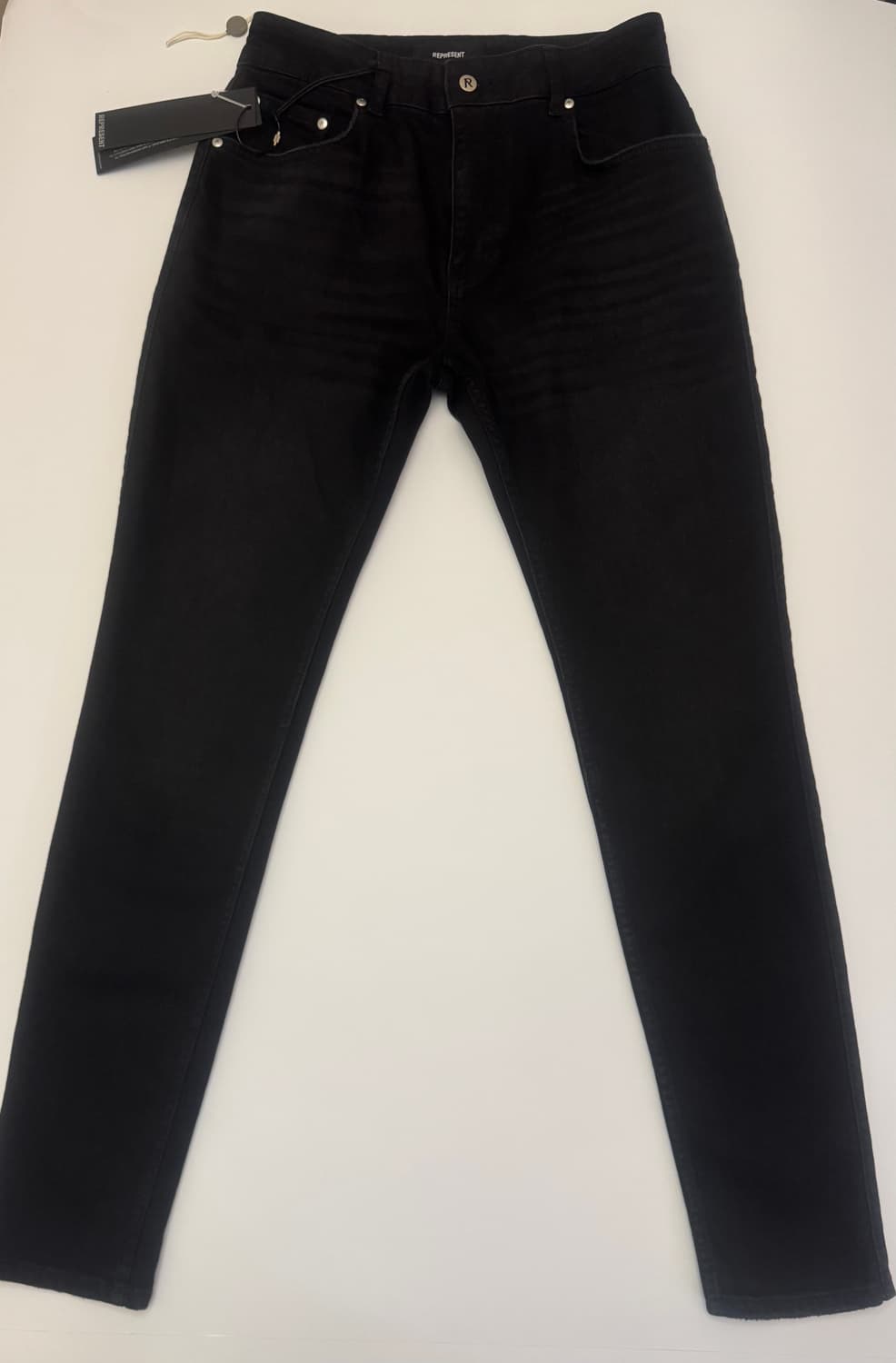 represent   리프레젠트 블랙 워싱 슬림핏  데님 팬츠  상품이미지1