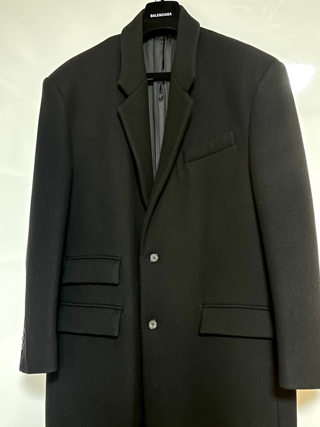 22FW 남성 렉토 블랙 베를린 코트 L 사이즈 상품이미지5