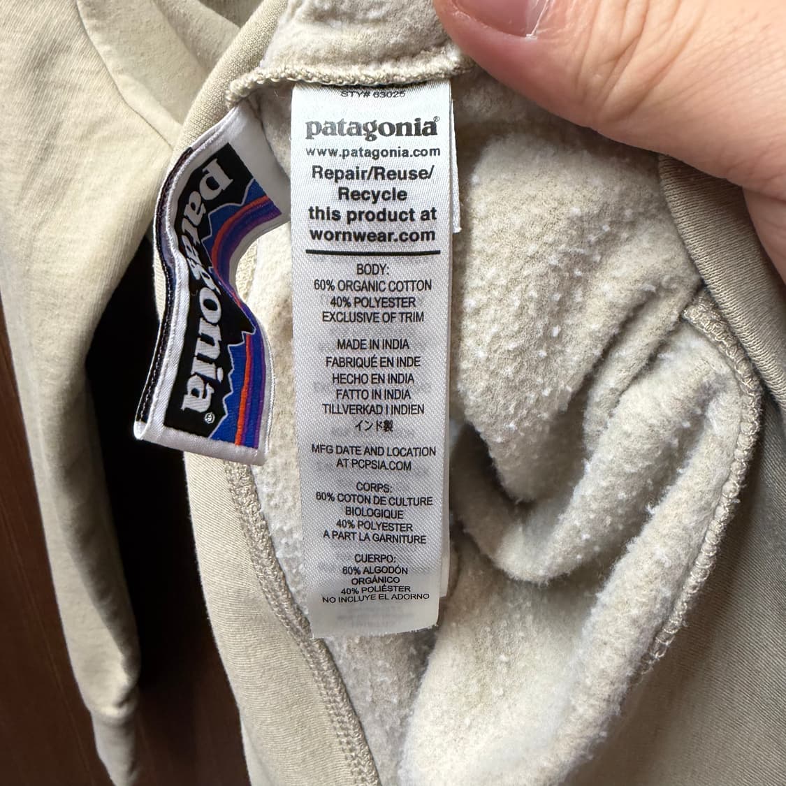 파타고니아 후드티셔츠  상품이미지2