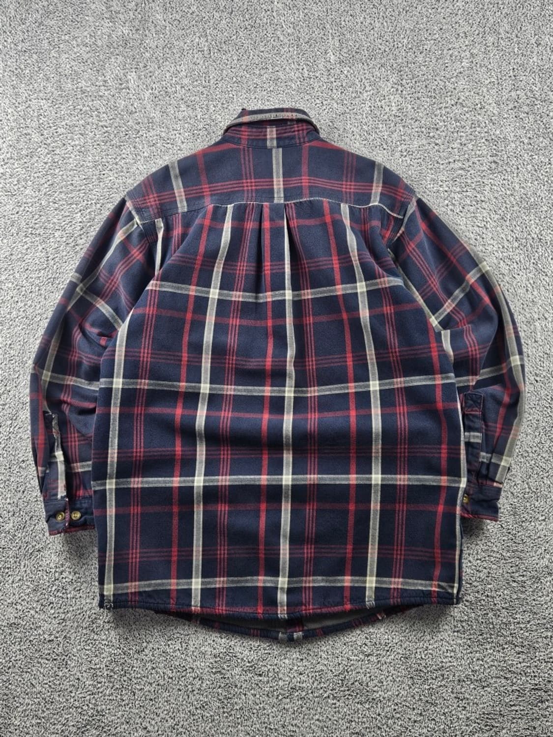 칼하트 체크 패턴 버튼업 워크 셔츠 자켓 ( M ) / 9285 상품이미지5