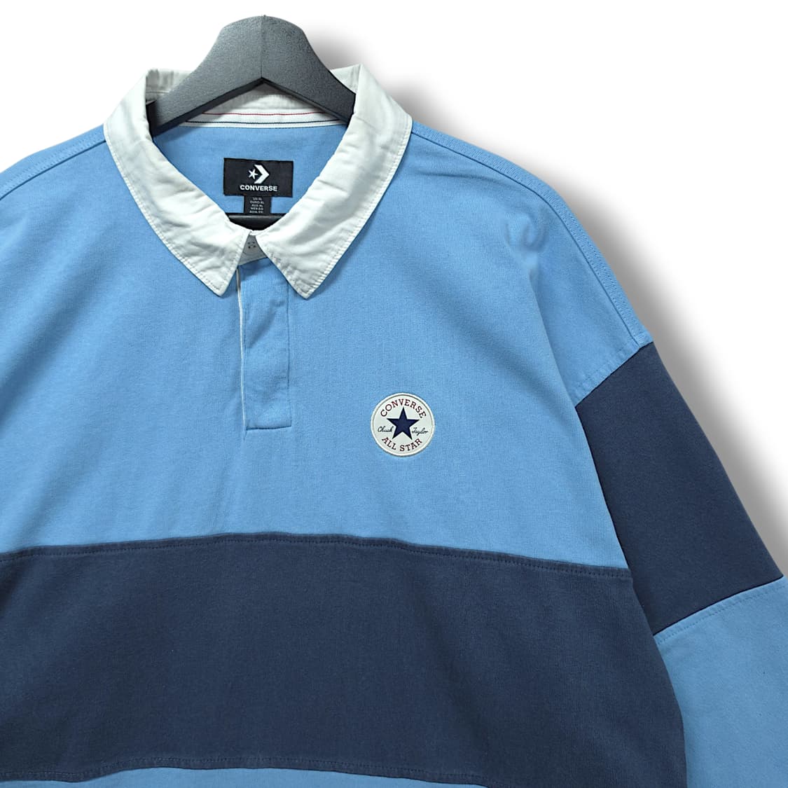 [XL] 컨버스 올스타 컬러블록 럭비 긴팔티셔츠 상품이미지3