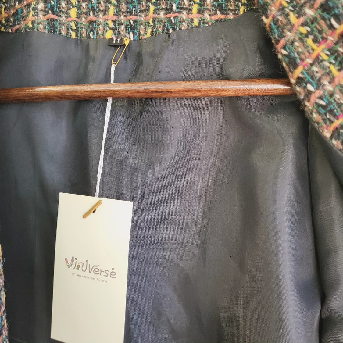 멀티컬러 울 트위드 자켓 상품이미지10