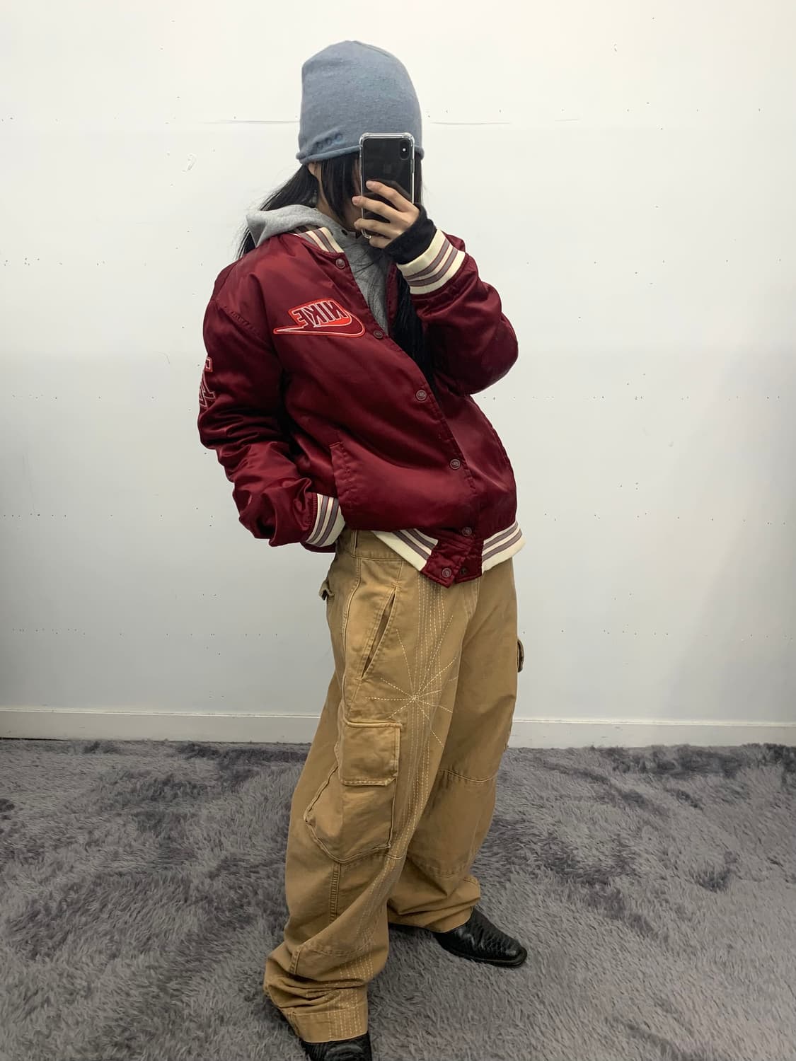 나이키 실버탭 00년대 스타디움 자켓 상품이미지4